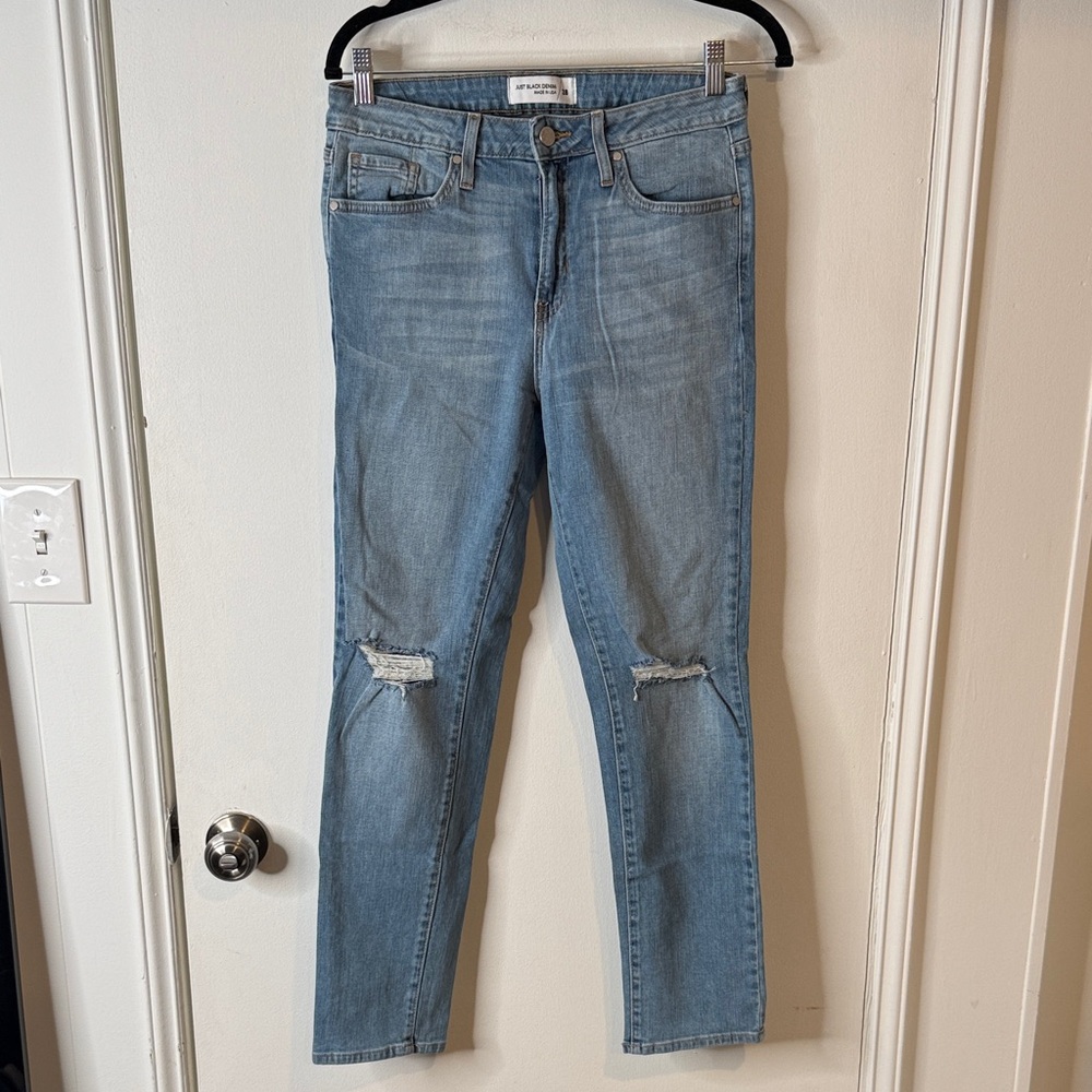 Just Black  Denim Straight Leg Jeans